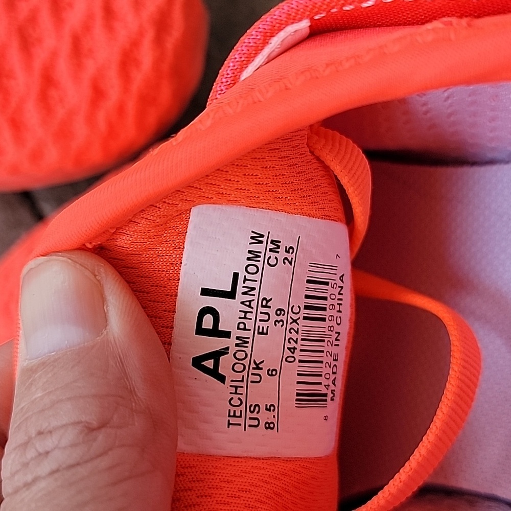 APL Women's Techloom Phantom in Impulse Red and Clear Sz 8.5 NIB - Picture 8 of 11